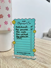 Load image into Gallery viewer, Reusable "Organized Era" To do list
