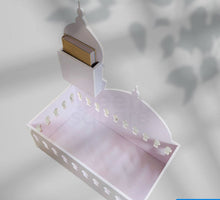 Load image into Gallery viewer, Mosque-Shaped Quran and Prayer Mat Forex Stand | حامل القرآن وسجادة الصلاة بتصميم مصنوع من الـ "فوركس" overbookedatm
