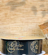 Load image into Gallery viewer, Ramadan Kareem Ribbon (Arabic & English) (2.5 cm x 5 yard) overbookedatm