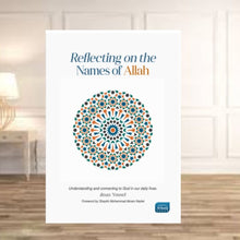 Load image into Gallery viewer, REFLECTING ON THE NAMES OF ALLAH - Jinan Yousef overbookedatm