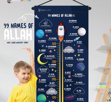Load image into Gallery viewer, Height Chart – 99 Names Of Allah

