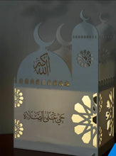 Load image into Gallery viewer, 3D Mosque Design Ramadan &amp; Eid Decoration with LED Light - Acrylic overbookedatm
