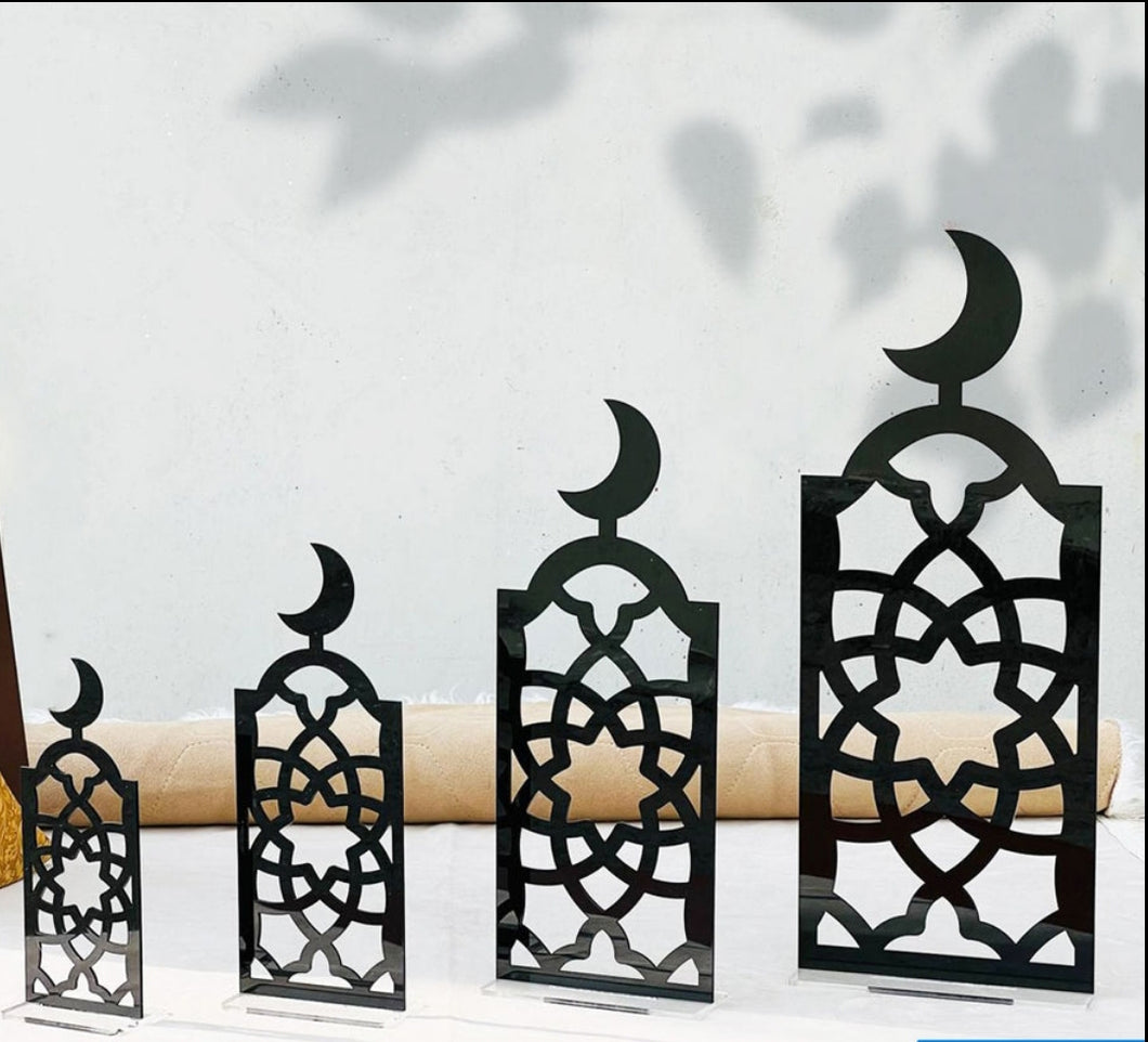 Elegant Prayer Sutrah / Ramadan Decoration - Acrylic (السُترة الصلاة الأنيقة / زخرفة رمضان - أكريليك) overbookedatm