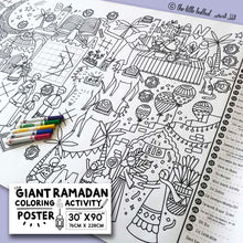 Load image into Gallery viewer, Giant Ramadan Coloring &amp; Activity Poster overbookedatm
